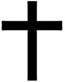 La symbolique de la croix latine.