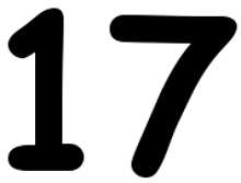 La symbolique du nombre dix-sept.