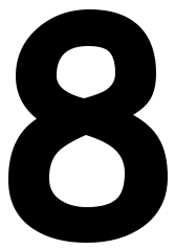 La symbolique du chiffre huit.