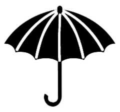 La symbolique du parapluie.