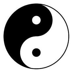 La symbolique du yin / yang.